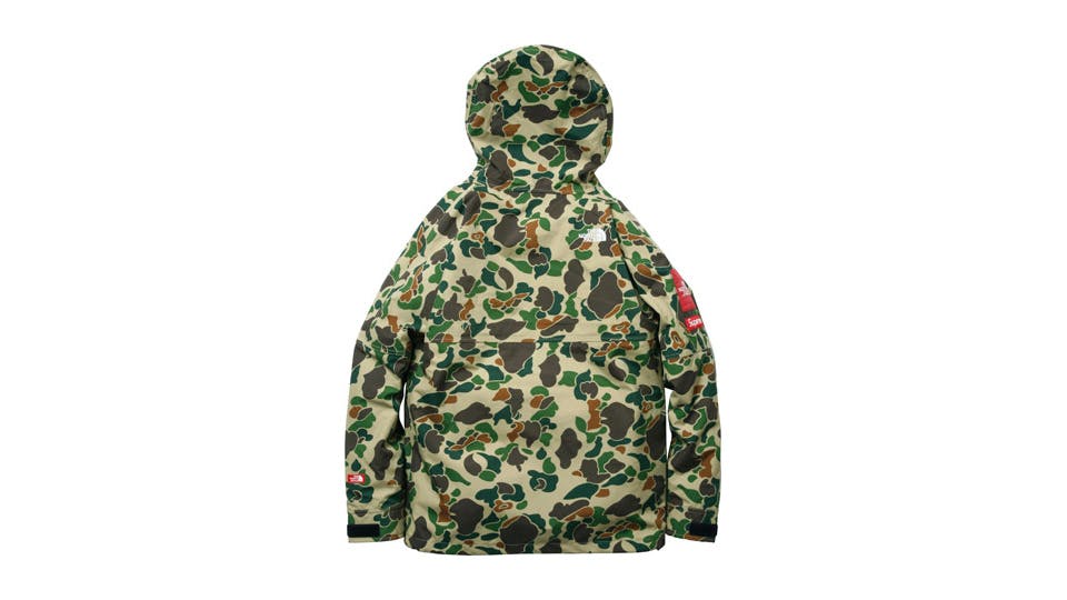 supreme north face pullover